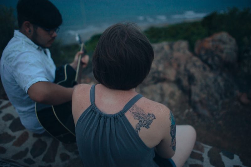 These spontaneous yurt honeymoon photos on Water Island are like firefly magic