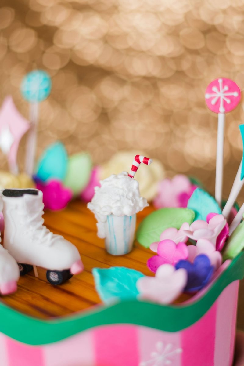 Throwback style for days with these retro roller rink party photos (with an engagement shoot!)