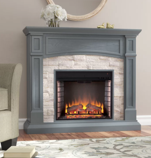 45.75 W Electric Fireplace big electric fireplace from OffbeatHome - I found the best big electric fireplaces for large spaces 45.75 W Electric Fireplace big electric fireplace from OffbeatHome
